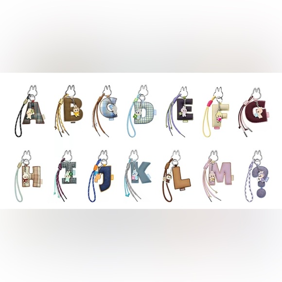 Pin for Love Alphabet Letter Keychain Pendant A-M New Sealed Pick Your Letter! - Picture 2 of 3